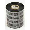 02100BK08045 - Ribbon Zebra F.to 80mmX450MT 2100 High Performance Wax