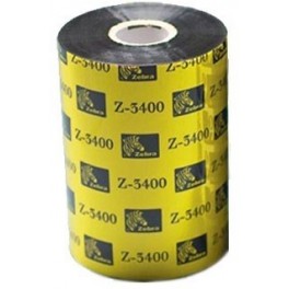 03400BK06045 - Ribbon Zebra F.to 60mmX450MT 3400 High Performance Wax-Resin