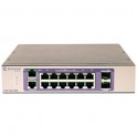 16567 - 210-12p-GE2 - 210 Series 12 port 10/100/1000BASE-T PoE+ - 2 1GbE unpopulated SFP ports - L2 Switching with Static Routes