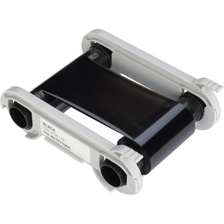 RCT011NAA - Nastro Monocromatico Nero Stampa 1000 card a rotolo per Stampante Evolis Zenius