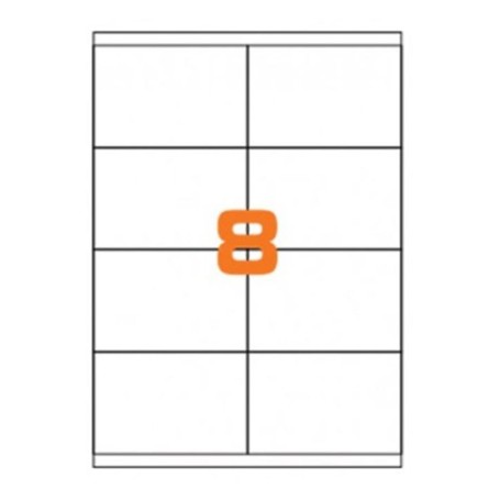 Etichette A4 105x70 mm Adesivo Permanente con Margini – 1000 Fogli (A410570)